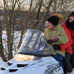 Прогулки на снегоходе
